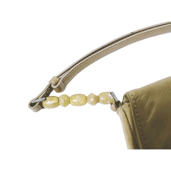 CHRISTIAN DIOR Maris Pearl Beige Nyl Small Shoulder Bag  -  RU1919 - Picture 9 of 16